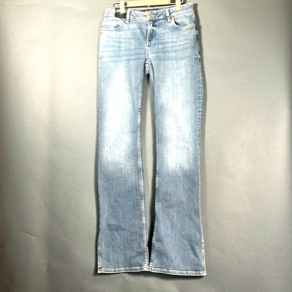 Own Low-Rise Stretch Split Flare Jeans size W28/L30 NWT - Picture 6 of 12